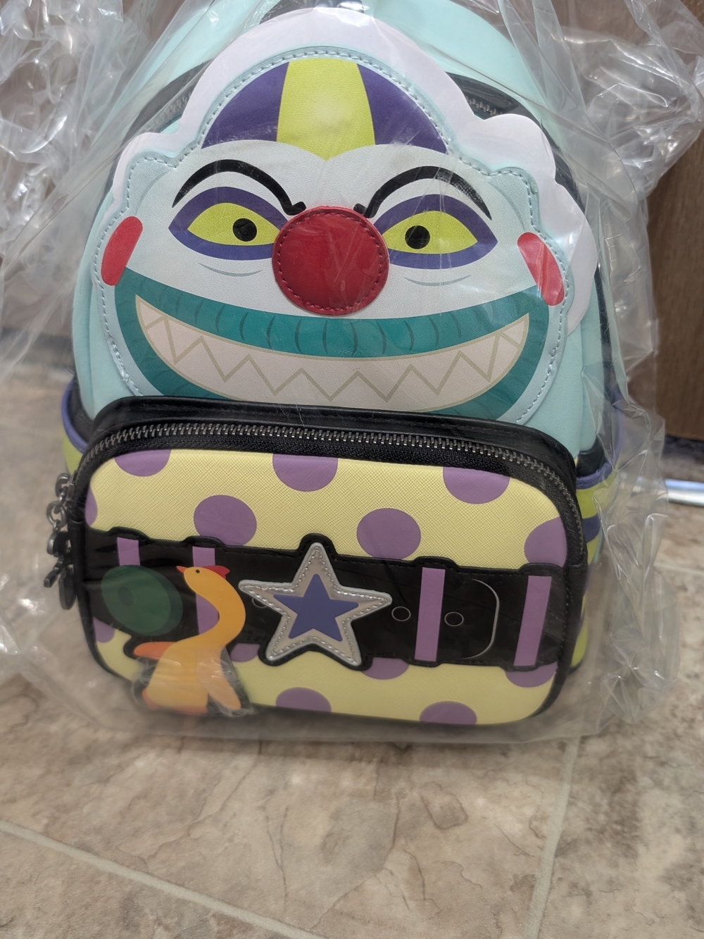 HT NBC Clown Mini Backpack - Spin Top